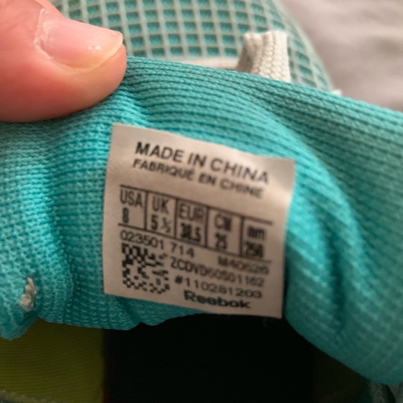 Teal Reebok nanos 4 - Picture 5 of 5